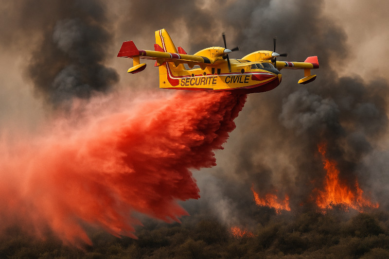Canadair en action