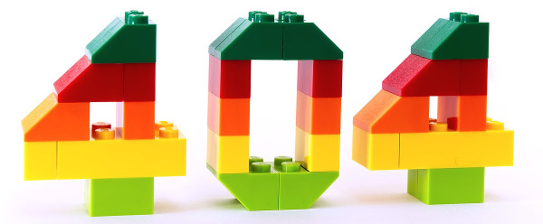 Nombre 404 en lego